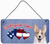 Woof If You Love America Dog Artwork Wall or Door Hanging Prints - 615872936250