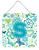 Flowers and Butterflies Monogram Letter Wall or Door Hanging Prints - 615872984718