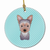 Dog Portrait on Ceramic Ornament - 615872907519