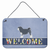 Welcome Sign with Dog Wall or Door Hanging Prints - 638508693310