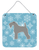 Winter Snowflake Design with Dog Art Wall or Door Hanging Prints - 638508519757
