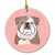 Dog Portrait on Ceramic Ornament - 615872908004