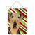 Candy Cane Holiday Christmas Design with Dog Wall or Door Hanging Prints - 615872621569