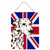 Dog Art with English Union Jack British Flag Wall or Door Hanging Prints - 615872833382