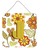 Monogram Letter Floral Wall or Door Hanging Prints - 615872983858