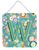 Circle Circle Teal Initial Alphabet Wall or Door Hanging Prints - 615872987092