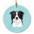Dog Portrait on Ceramic Ornament - 615872907601