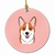 Dog Portrait on Ceramic Ornament - 615872908356