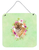 Flowers Design with Dog Wall or Door Hanging Prints - 194030073421