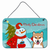Snowman with Dog Art Wall or Door Hanging Prints - 638508132406