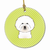 Dog Portrait on Ceramic Ornament - 615872908608