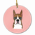 Dog Portrait on Ceramic Ornament - 615872908042