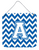 Monogram Letter Chevron Wall or Door Hanging Prints - 638508294258