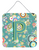 Circle Circle Teal Initial Alphabet Wall or Door Hanging Prints - 615872987023