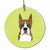 Dog Portrait on Ceramic Ornament - 615872908660