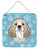 Snowflake Design with Dog Art Wall or Door Hanging Prints - 638508109361