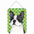St. Patrick's Day Shamrock Portrait Design with Dog Wall or Door Hanging Prints - 615872618866