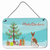 Christmas Tree Design with Dog Wall or Door Hanging Prints - 194030021415