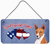 Woof If You Love America Dog Artwork Wall or Door Hanging Prints - 615872936700
