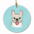 Dog Portrait on Ceramic Ornament - 615872907571