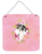 Flowers Design with Dog Wall or Door Hanging Prints - 194030072400