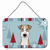Winter Holiday Design with Dog Art Wall or Door Hanging Prints - 638508112163