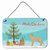 Christmas Tree Design with Dog Wall or Door Hanging Prints - 194030022573
