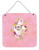Flowers Design with Dog Wall or Door Hanging Prints - 194030071304