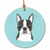 Dog Portrait on Ceramic Ornament - 615872907229