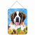 Summer Flowers Design with Dog Wall or Door Hanging Prints - 615872606450