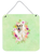 Flowers Design with Dog Wall or Door Hanging Prints - 194030073148