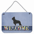 Welcome Sign with Dog Wall or Door Hanging Prints - 638508693228