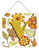 Monogram Letter Floral Wall or Door Hanging Prints - 615872983964