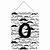 Moustache Initial Wall or Door Hanging Prints - 638508029317
