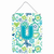 Flowers and Butterflies Monogram Letter Wall or Door Hanging Prints - 638508028594