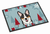 Winter Holiday Dog Art Indoor or Outdoor Mat - 638508113481