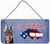 Woof If You Love America Dog Artwork Wall or Door Hanging Prints - 615872936458