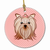 Dog Portrait on Ceramic Ornament - 615872870400