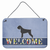 Welcome Sign with Dog Wall or Door Hanging Prints - 638508693693