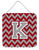 Monogram Letter Chevron Wall or Door Hanging Prints - 638508294951