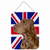 Dog Art with English Union Jack British Flag Wall or Door Hanging Prints - 615872833948