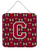 Monogram Letter Football Wall or Door Hanging Prints - 638508303608