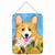 Summer Flowers Design with Dog Wall or Door Hanging Prints - 615872608300