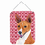 Hearts Love and Valentine's Day Design with Dog Wall or Door Hanging Prints - 615872617753