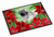 Poinsettas Dog Artwork Mat - 652259188833