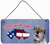 Woof If You Love America Dog Artwork Wall or Door Hanging Prints - 615872936526