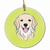 Dog Portrait on Ceramic Ornament - 615872908486