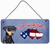 Woof If You Love America Dog Artwork Wall or Door Hanging Prints - 615872936793