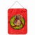 Christmas Wreath Design with Dog Wall or Door Hanging Prints - 615872606542