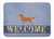 Dog Breed Print Machine Washable Memory Foam Welcome Mat - 638508703002